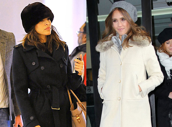 Faux Fur, Jessica Alba, Eva Mendes Faux Fur, Jessica Alba, Eva Mendes